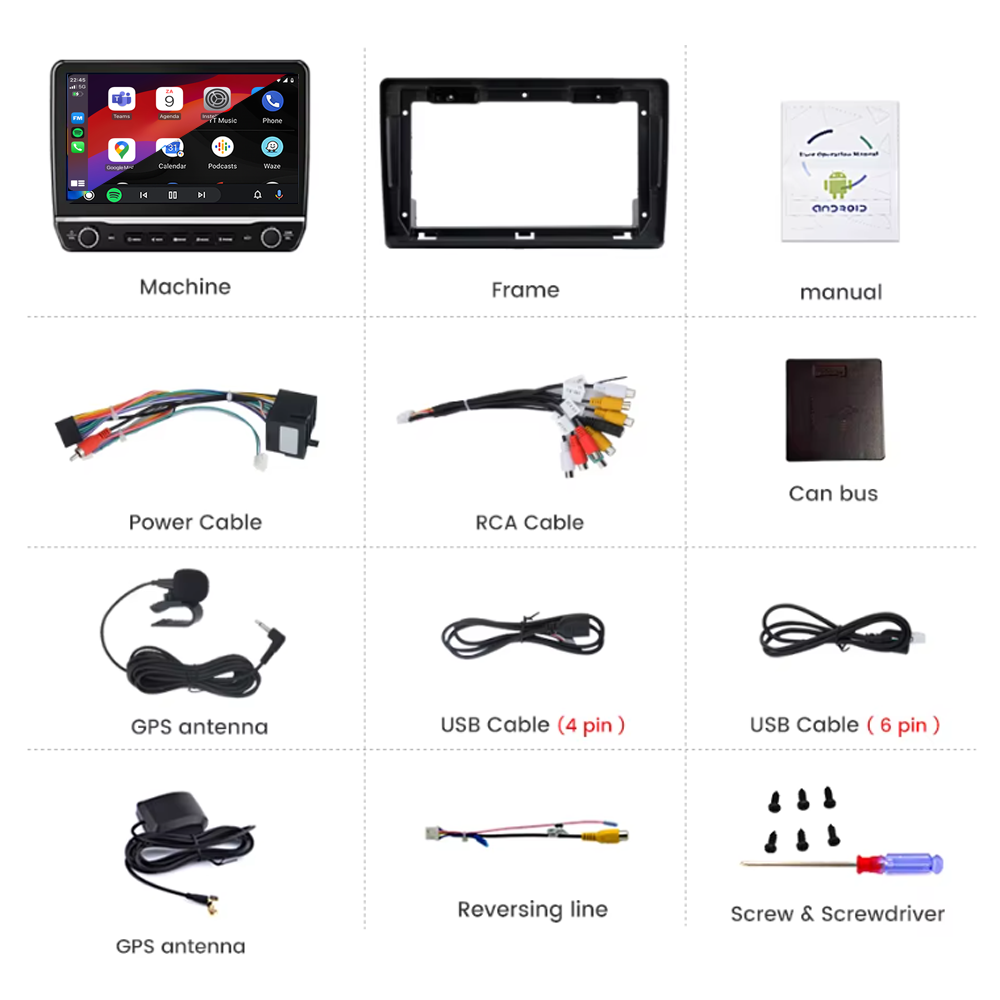 Fiat Ducato | Carplay & Android Auto 2006 à 2013