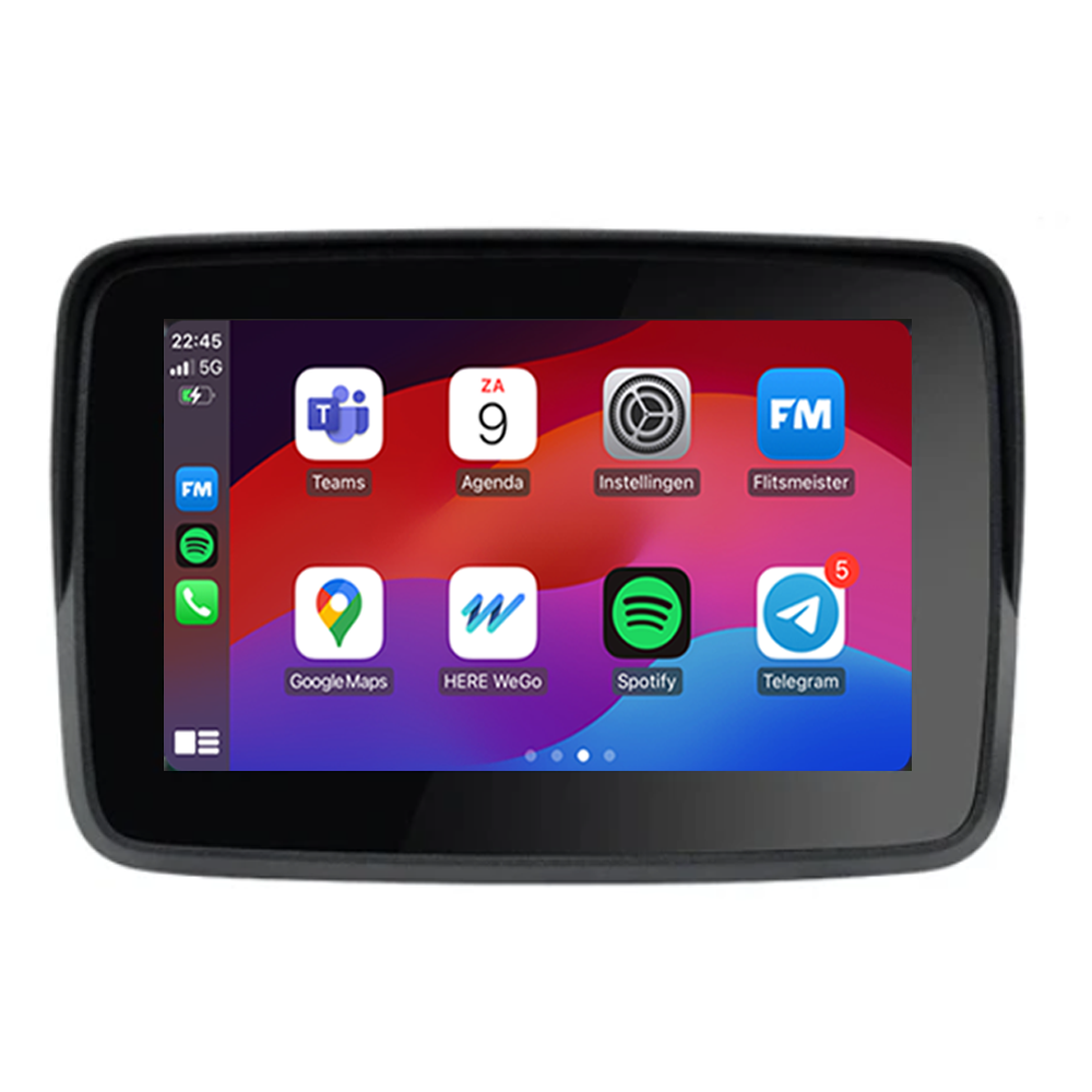 CarPlay pour moto | CarPlay & Android Auto | Bluetooth | M5 Pro