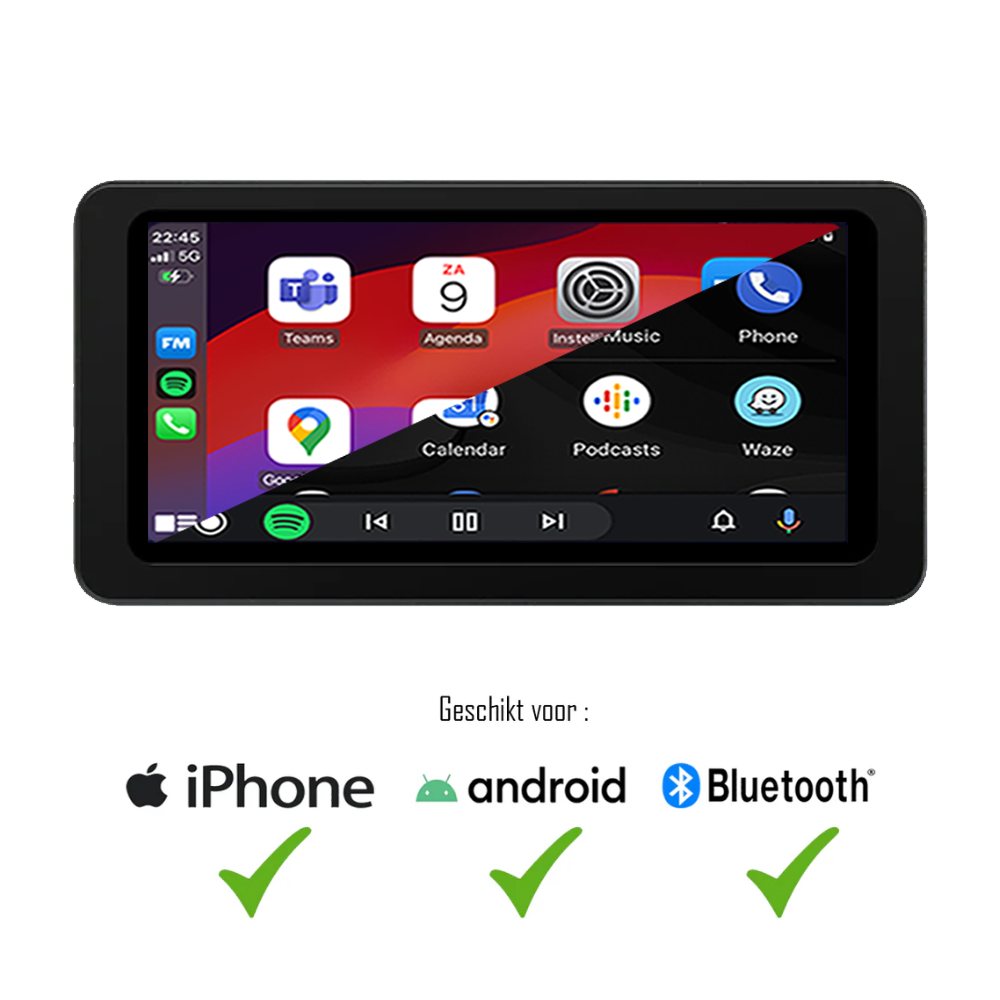 CarPlay pour moto | CarPlay & Android Auto | Bluetooth | M6 Pro