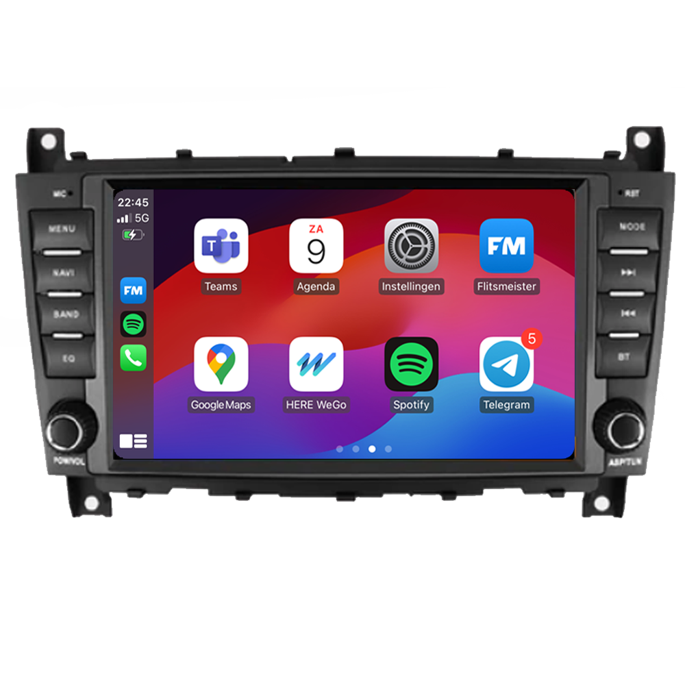 Mercedes c klasse | CarPlay & Android Auto | 2005-2009| 32 GB