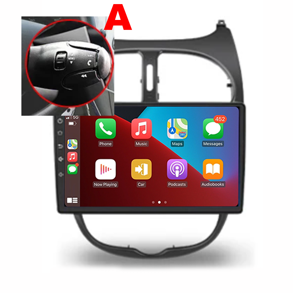 CarPlay & Android voor Peugeot 206