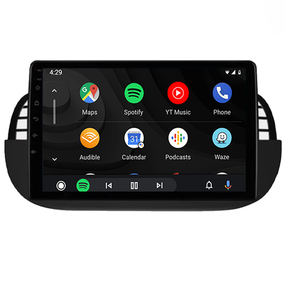 Fiat 500 Système de navigation et radio | CarPlay & Android Auto | 2007 à 2015 | 9 pouces
