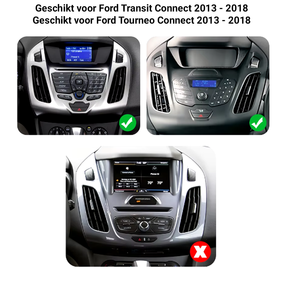 Ford Transit Custom & Tourneo | CarPlay & Android auto | 2013-2018 | 32GB
