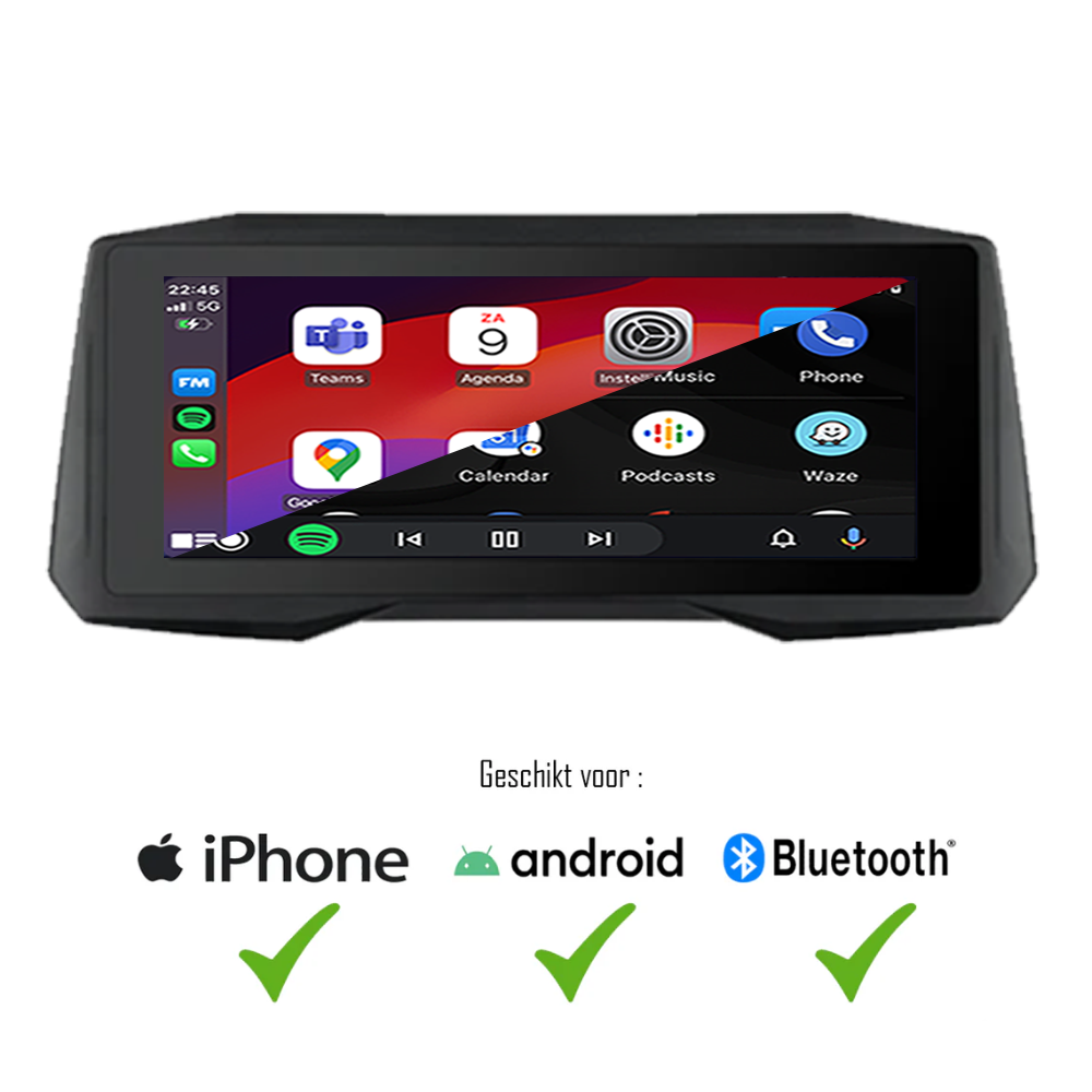 CarPlay pour moto | CarPlay & Android Auto | Bluetooth | M7 Pro