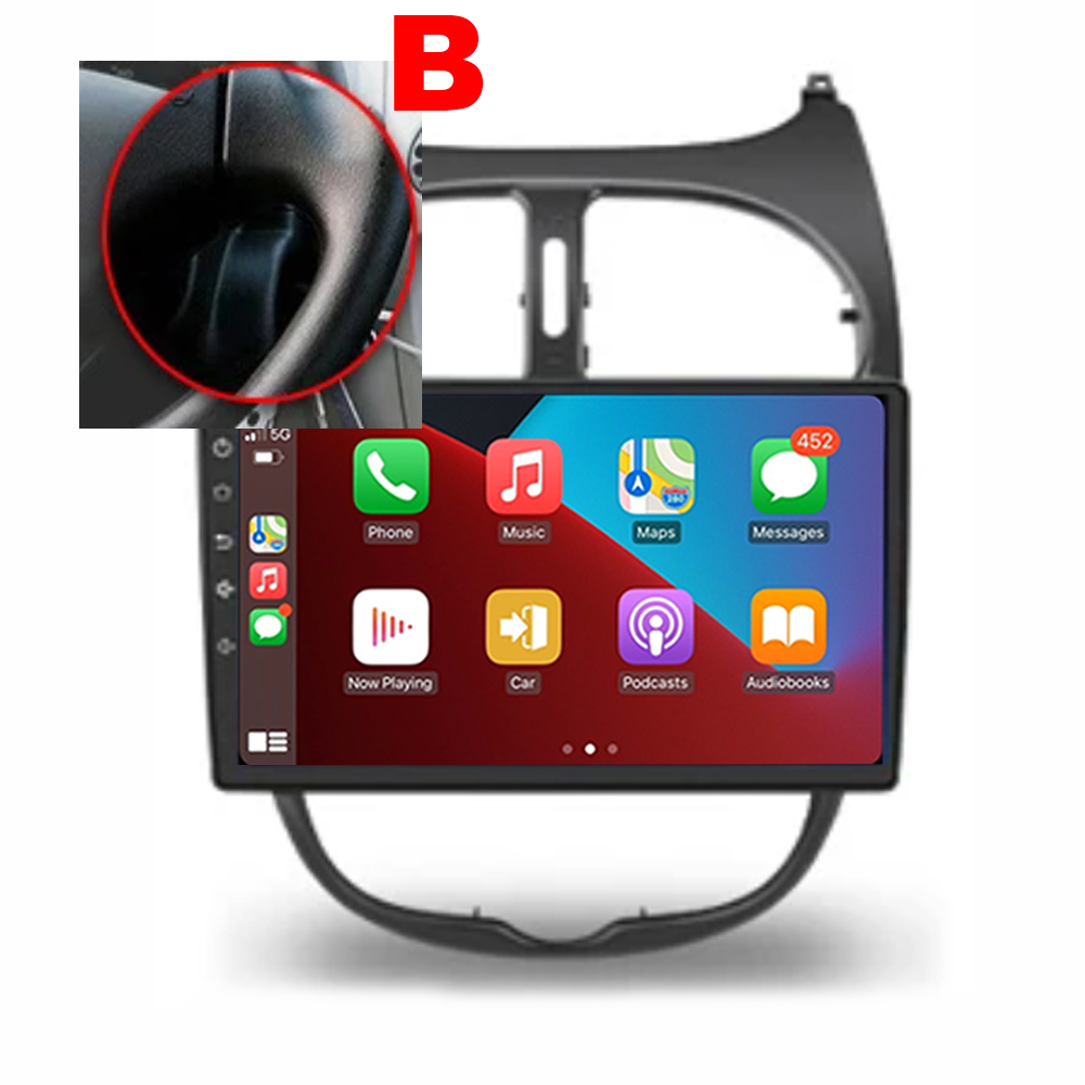 CarPlay & Android voor Peugeot 206