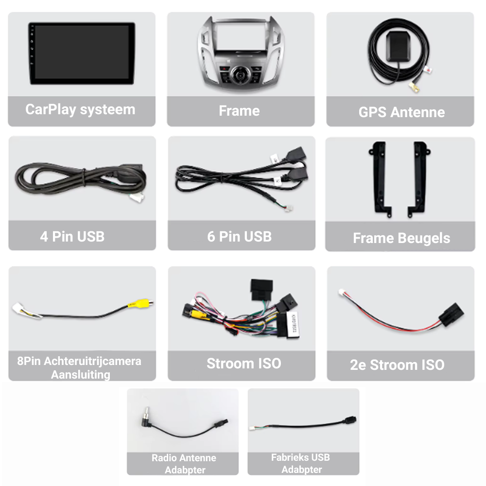 Ford Transit Custom & Tourneo | CarPlay & Android auto | 2013-2018 | 32GB