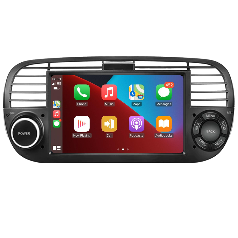 CarPlay & Android voor fiat500